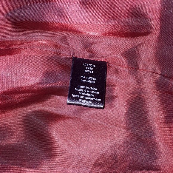 John Varvatos Black Leather Lambskin Blazer Jacket (fits Large – Xlarge) - Picture 7 of 9